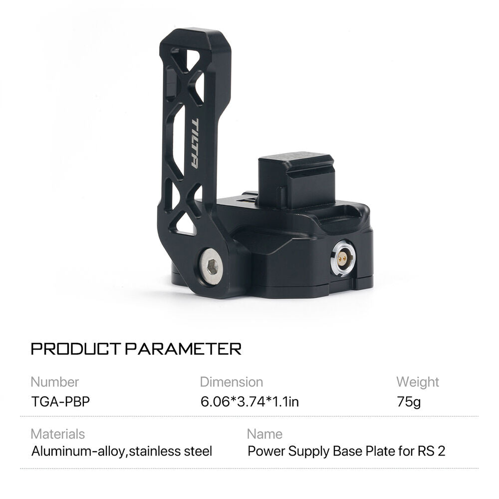 Placa de base de fonte de alimentação Tilta para cardãs DJI selecionados TGA-PBP