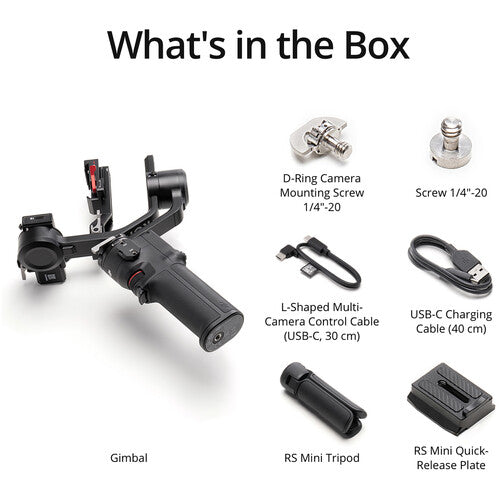 DJI RS 3 Mini, estabilizador de gimbal de 3 eixos