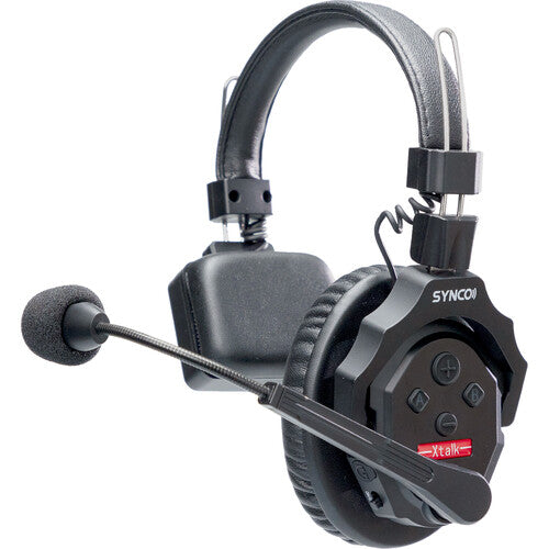 Sistema de intercomunicação sem fio Synco X-Talk X5 com 5 fones de ouvido de ouvido único (2,4 GHz)