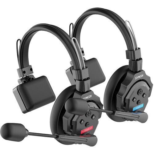 Sistema de intercomunicação sem fio Synco X-Talk X2 com 2 fones de ouvido de ouvido único (2,4 GHz)