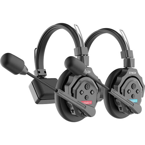 Sistema de intercomunicação sem fio Synco X-Talk X2 com 2 fones de ouvido de ouvido único (2,4 GHz)