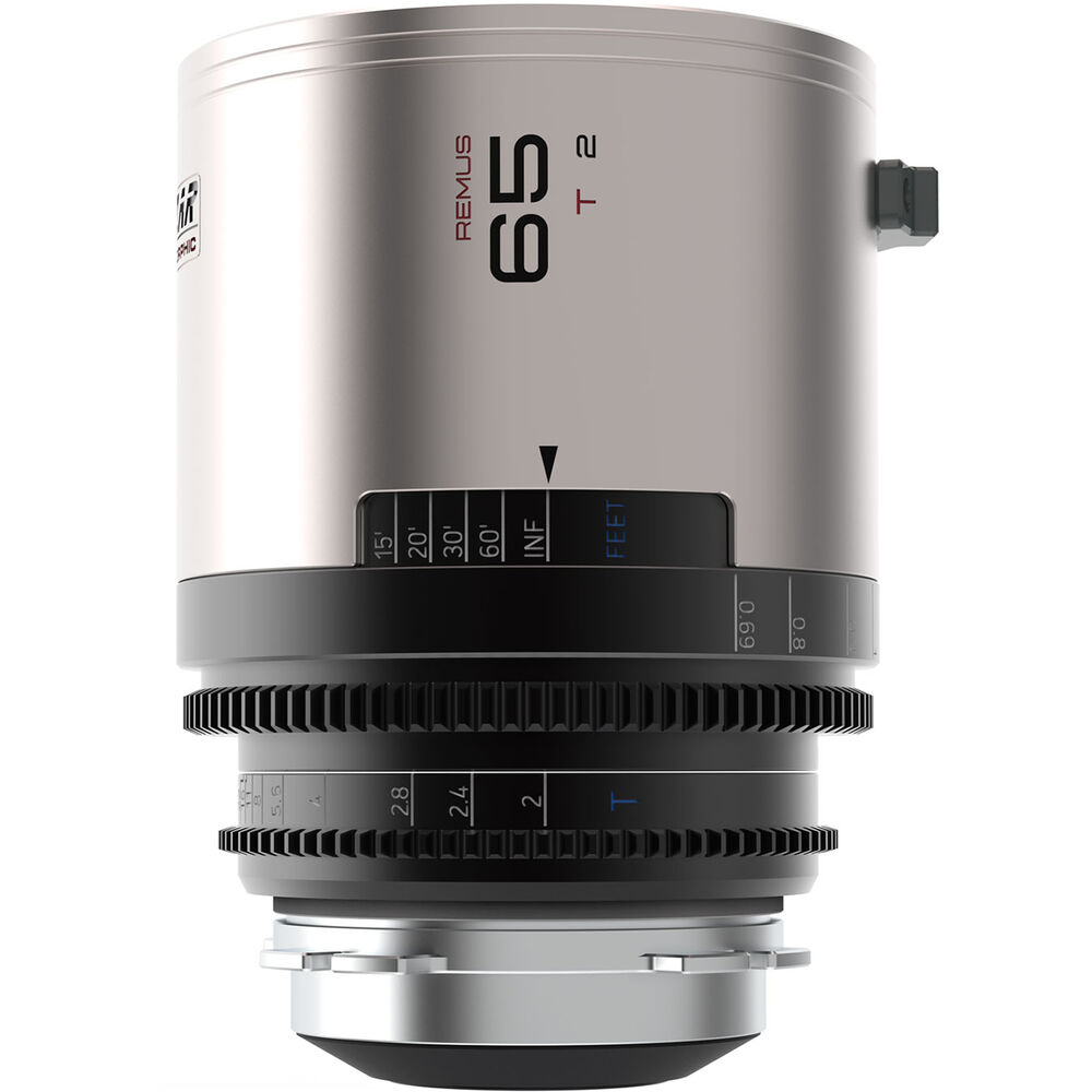 VIP Link BLAZAR LENS Remus 65mm T2.0 Full-Frame 1.5x Anamorphic Lens (ARRI PL, Silver Flare)