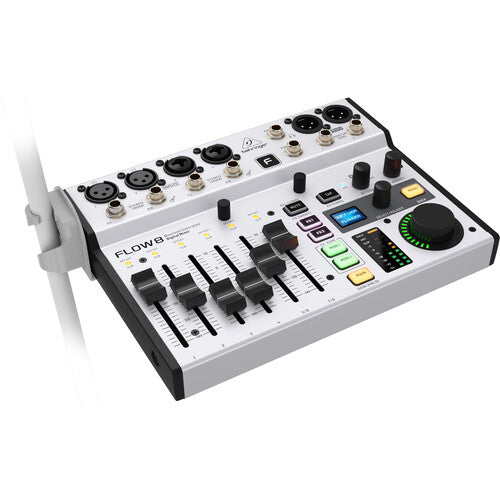 Mesa de som digital Behringer FLOW 8 com áudio e controle Bluetooth