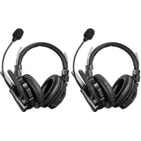 Intercomunicador sem fio Synco Xtalk XMax2 com 2 fones de ouvido duplos (2,4 GHz)