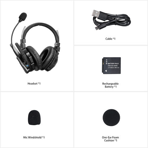 Fone de ouvido mestre/remoto para intercomunicação sem fio Synco Xtalk XMax1 (2,4 GHz)