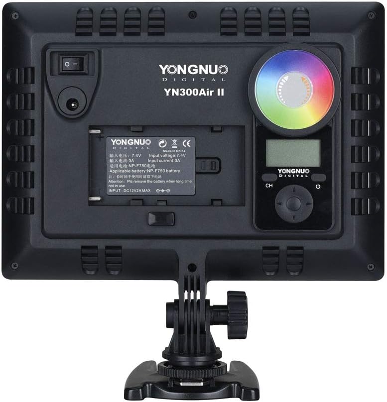 Painel de luz de vídeo LED YONGNUO YN300 Air II