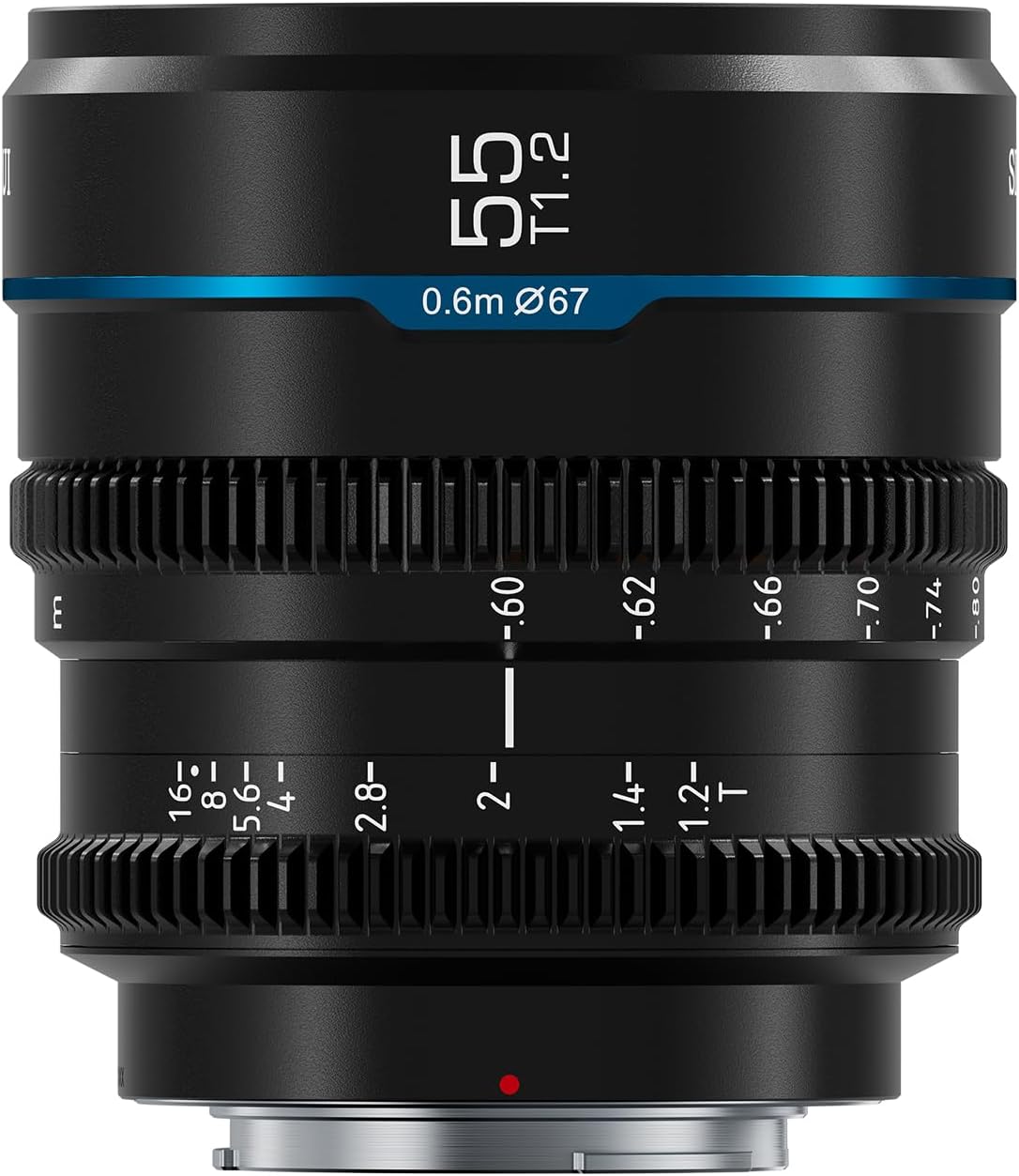 SIRUI Night Walker 55mm S35 Manual Focus Cine Lens, T1.2 Large Aperture Lens