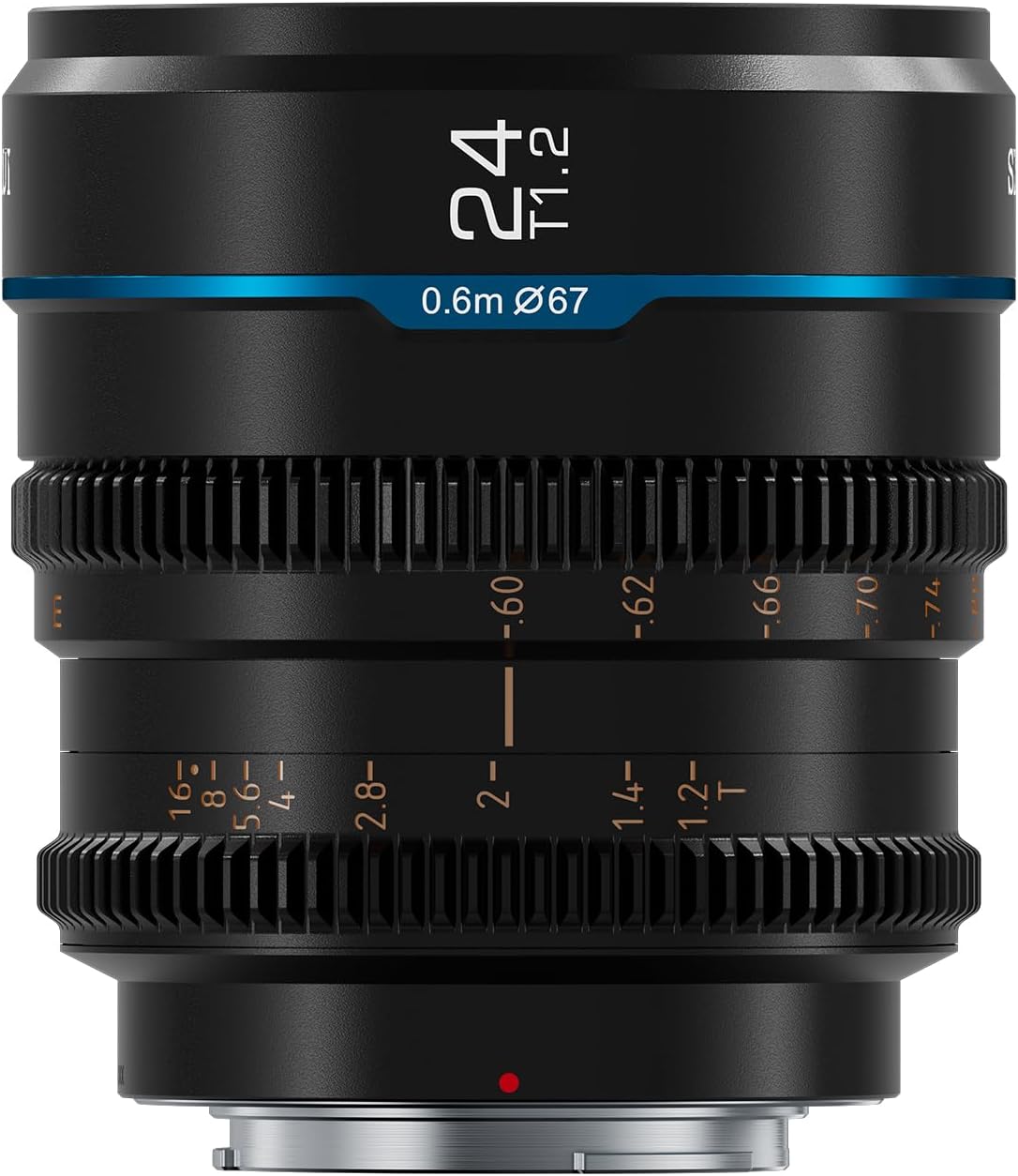 SIRUI Night Walker 24mm S35 Manual Focus Cine Lens, T1.2 Large Aperture Lens
