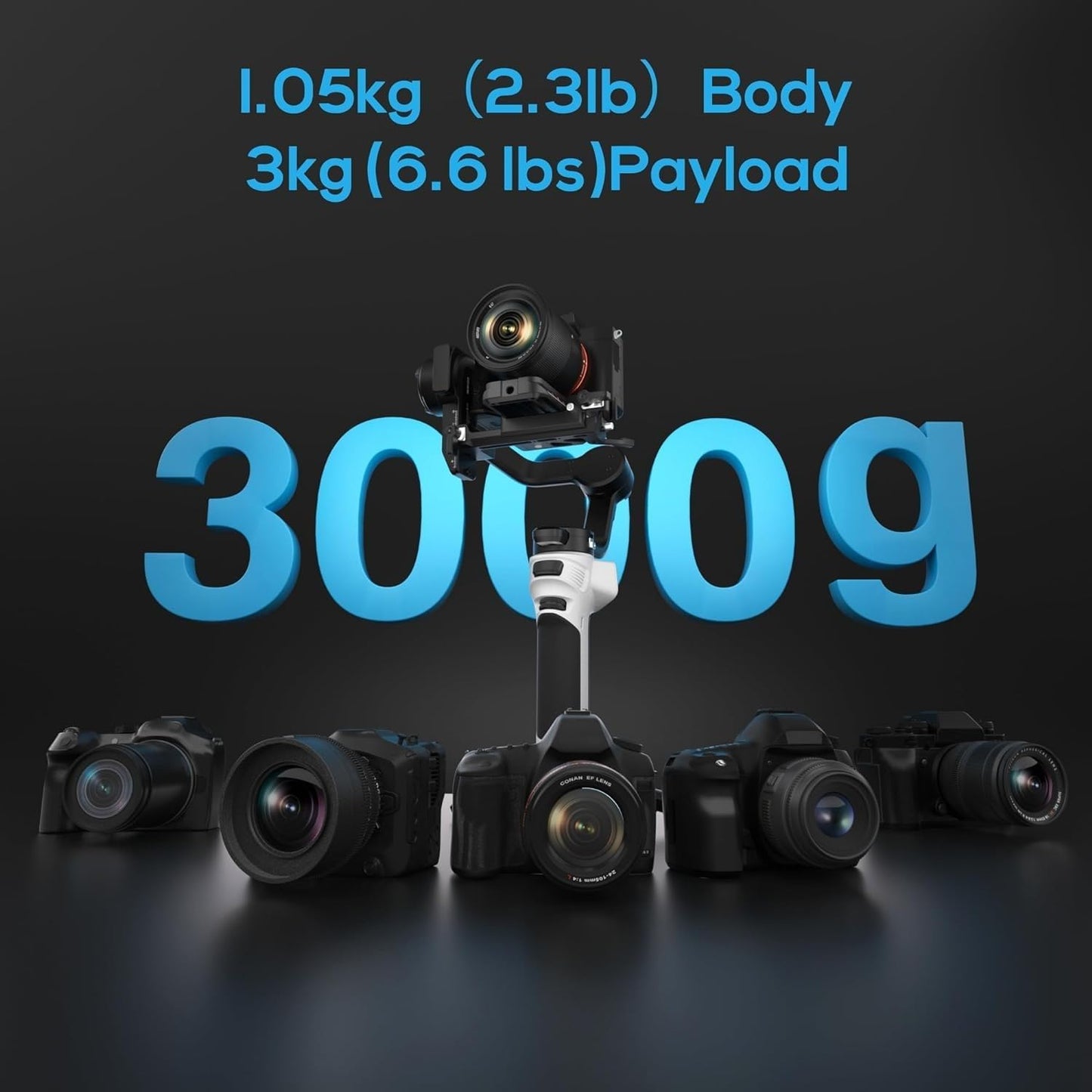 Estabilizador de cardan de 3 eixos ZHIYUN CINEPEER WEEBILL 3E