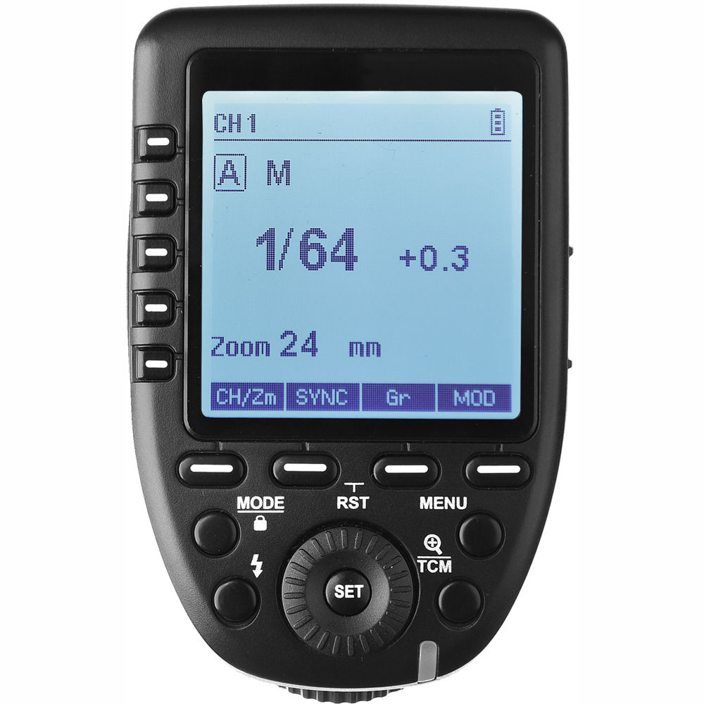 Godox Xpro-S para Sony TTL Disparador de Flash Sem Fio 1/8000s HSS TTL-Conversão-Função Manual Tela Grande Design Inclinado 5 Botões de Grupo Dedicados 11 Funções Personalizáveis