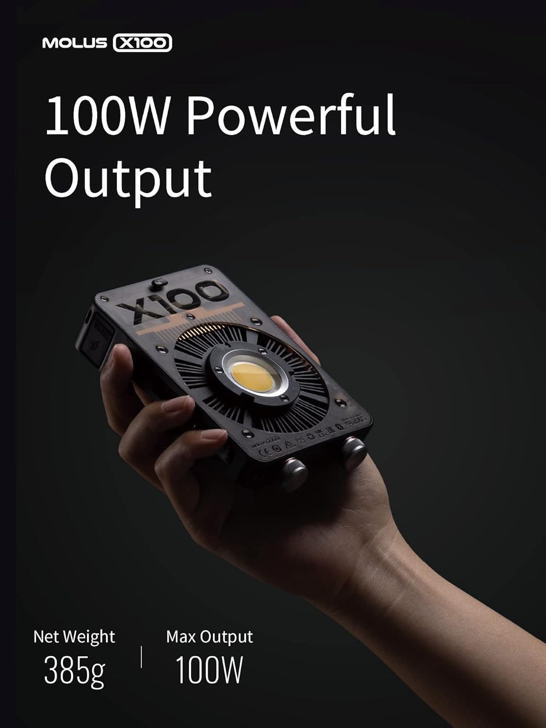 ZHIYUN MOLUS X100 Luz de vídeo bicolor padrão de 100 W