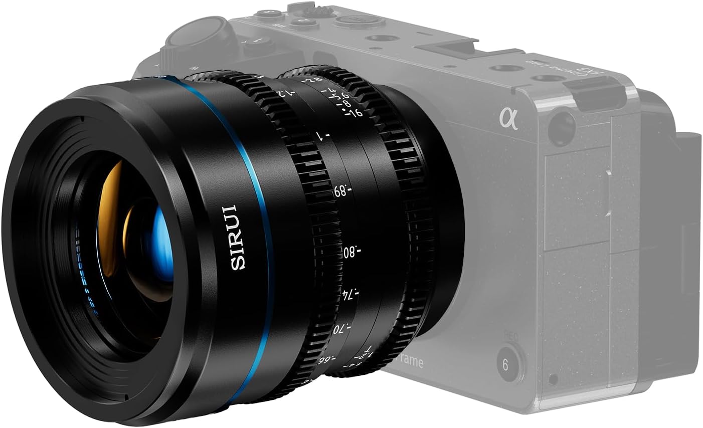 SIRUI Night Walker 35mm S35 Manual Focus Cine Lens, T1.2 Large Aperture Lens