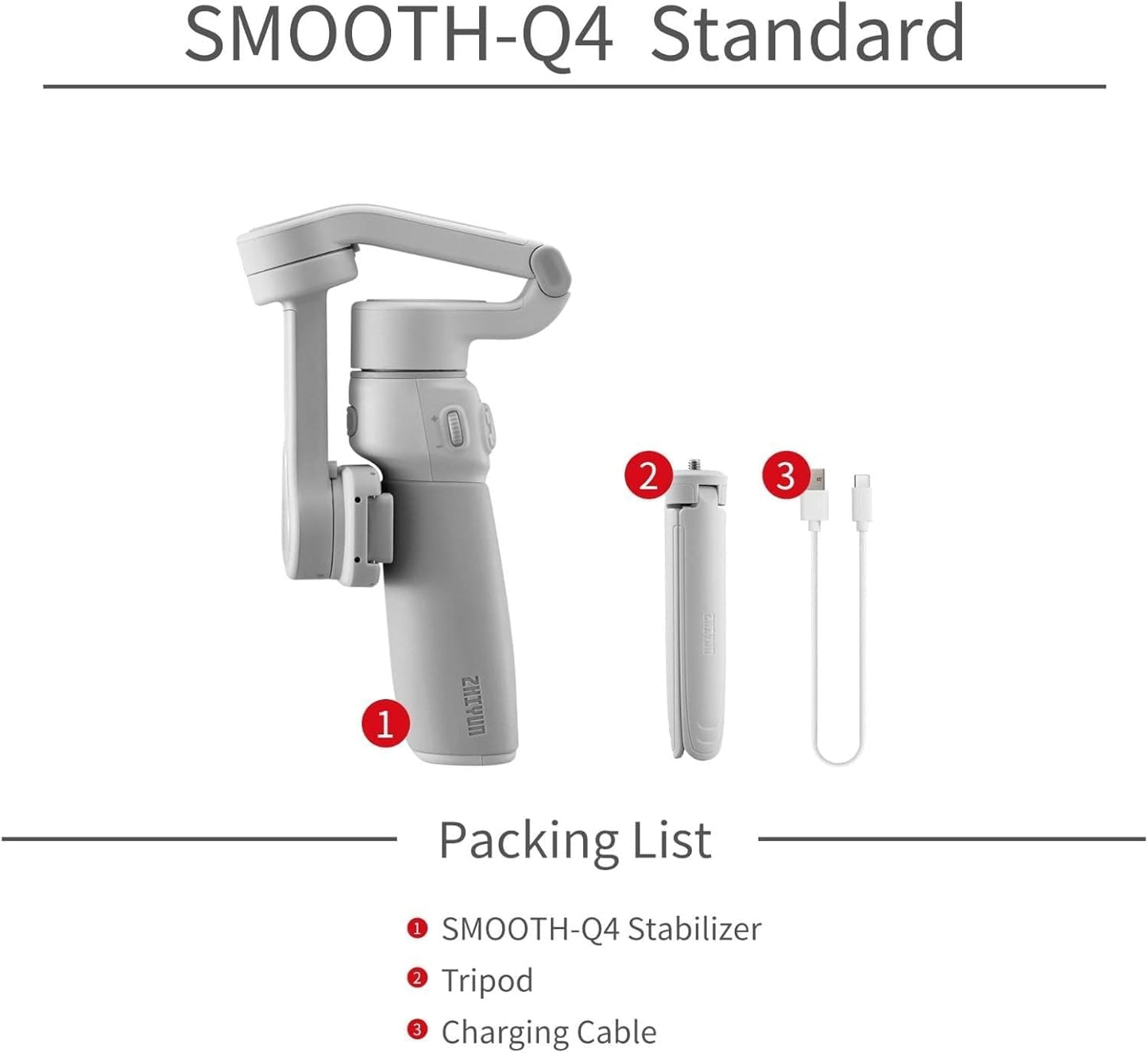 Estabilizador de Gimbal Zhiyun Smooth Q4 para Smartphone