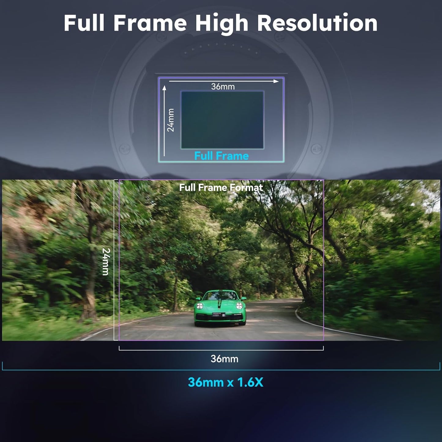SIRUI 100mm T2.9 1.6X Full-Frame Anamorphic Lens Cinema Lens