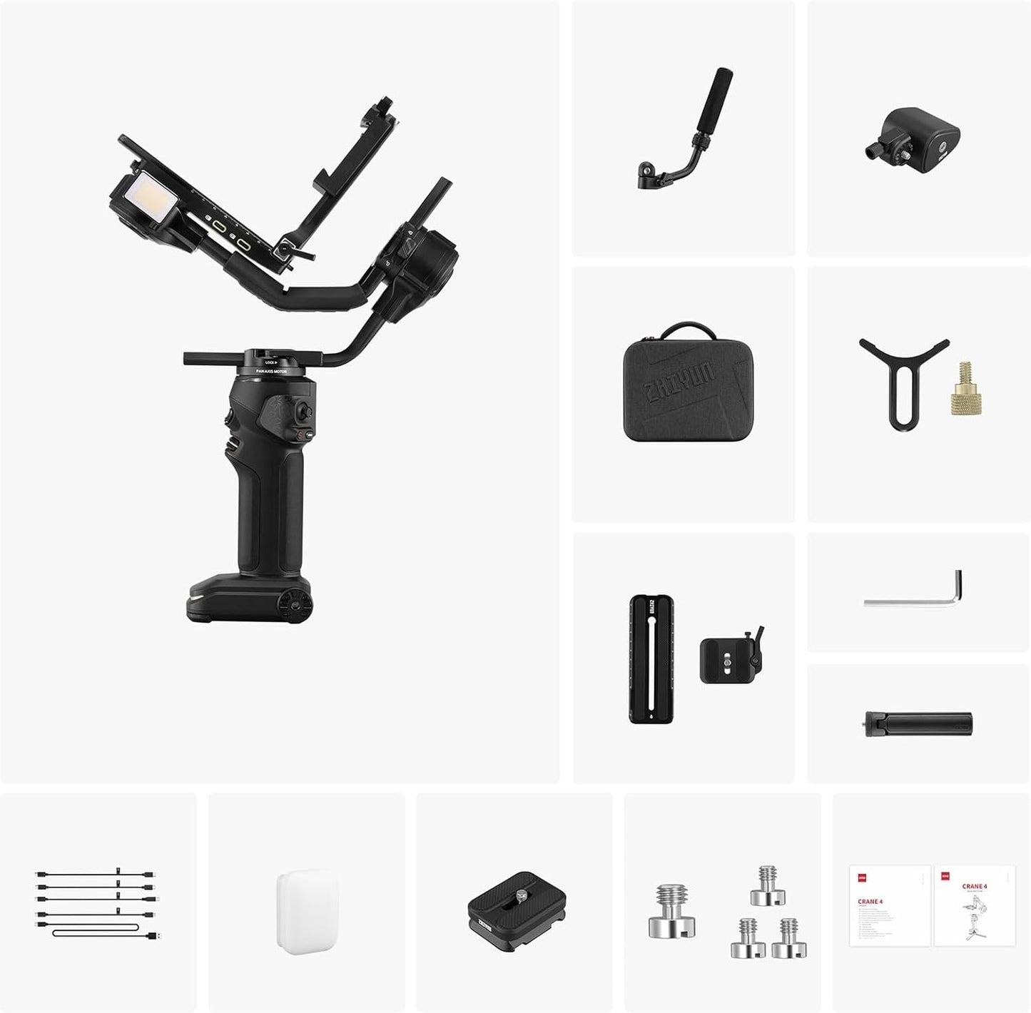 Estabilizador de Gimbal Zhiyun Crane 4 Combo
