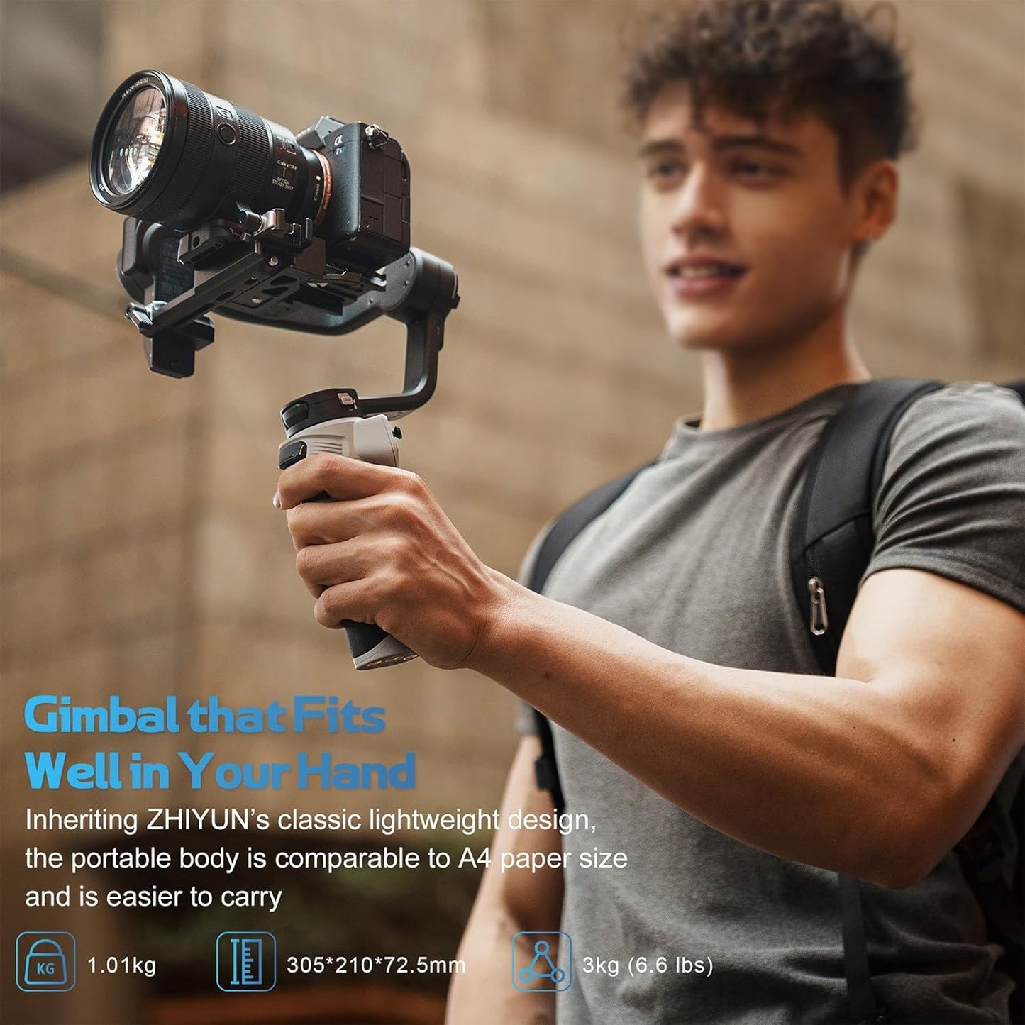 Estabilizador de cardan de 3 eixos ZHIYUN CINEPEER WEEBILL 3E