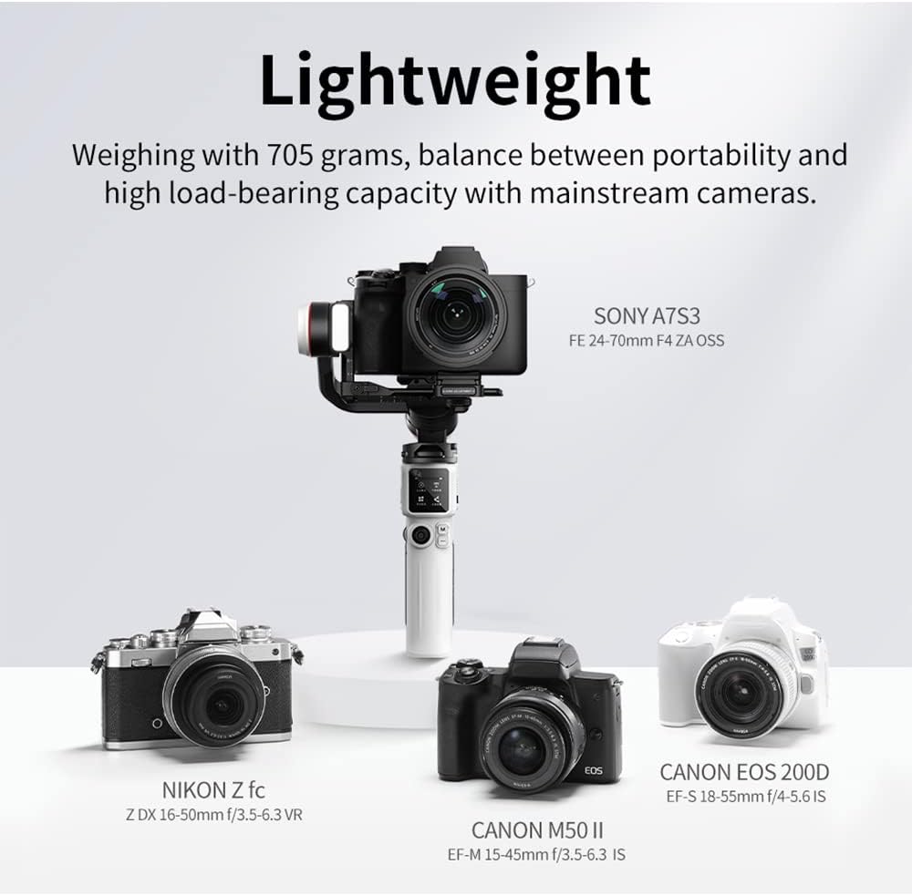 Estabilizador de 3 eixos Zhiyun Crane M3S Gimbal portátil