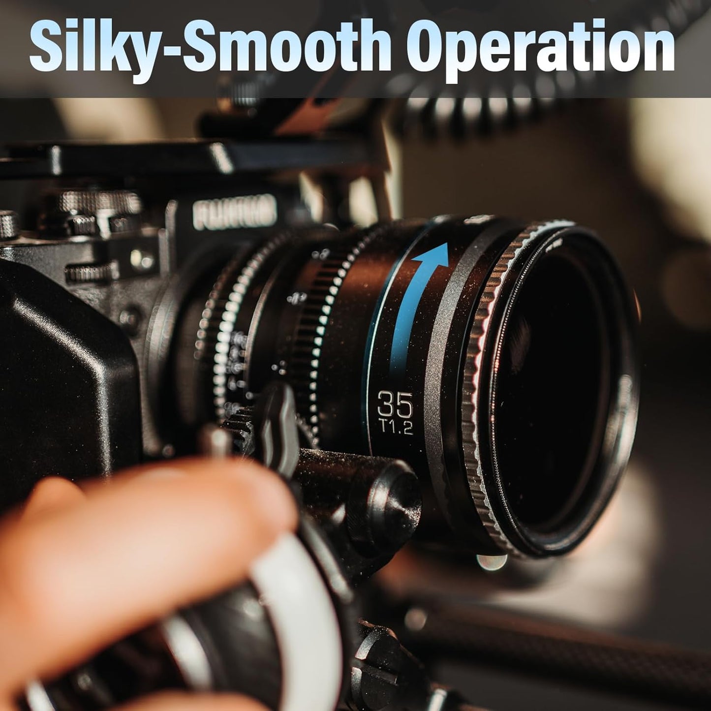 SIRUI Night Walker 35mm S35 Manual Focus Cine Lens, T1.2 Large Aperture Lens