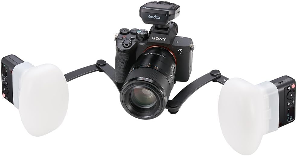 Kit de cúpula de difusão de sílica gel para difusor dental GODOX MF-DD para flash macro Godox MF12, flash Godox MF12-DK1 (1 peça)