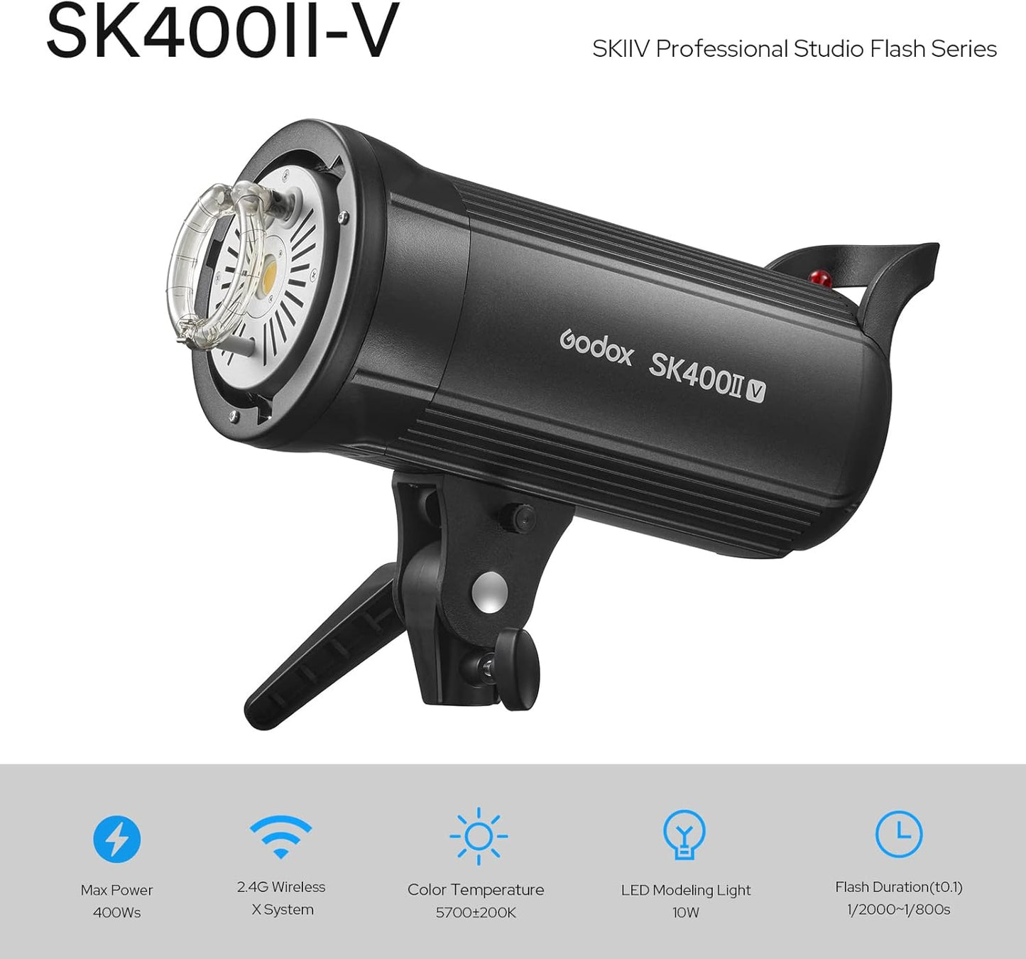 Flash de estúdio Godox SK400II-V