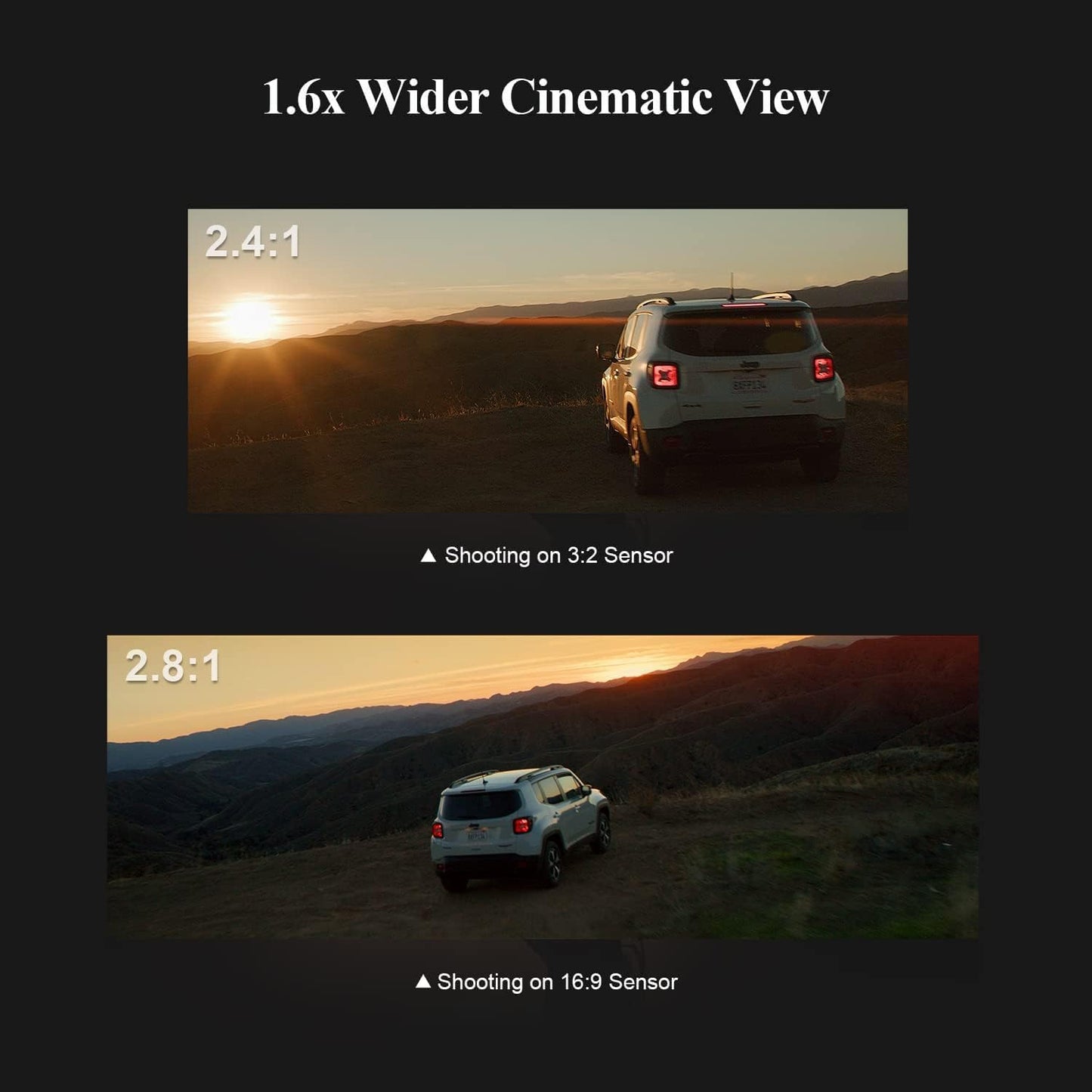 SIRUI Saturn 35mm T2.9 1.6X Full Frame Carbon Fiber Anamorphic Lens, Cine Lens