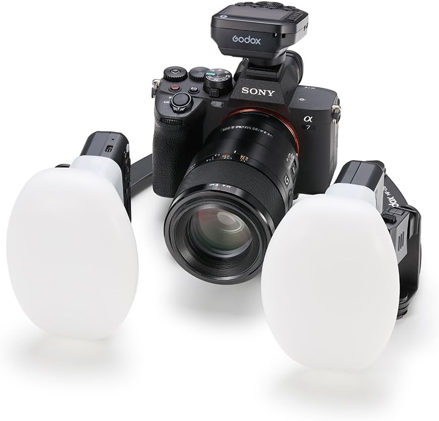 Kit de cúpula de difusão de sílica gel para difusor dental GODOX MF-DD para flash macro Godox MF12, flash Godox MF12-DK1 (1 peça)