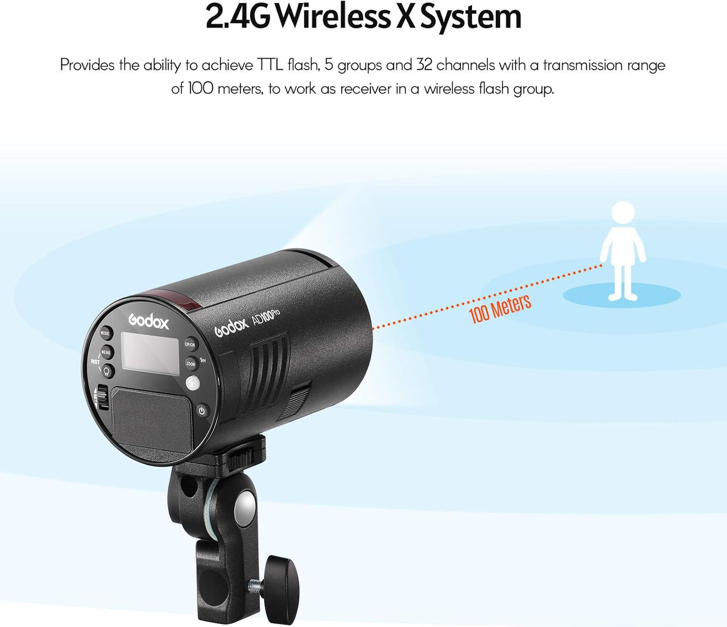 GODOX AD100Pro Pocket Studio Flash Light