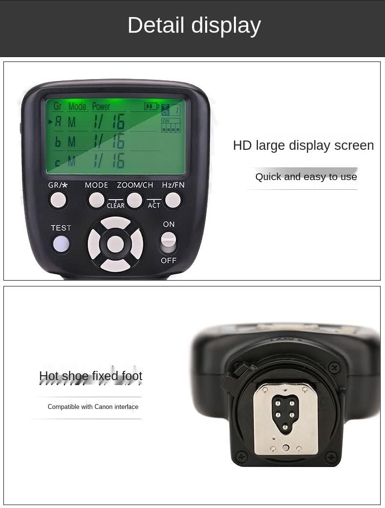 Transmissor de Disparo de Flash Sem Fio YN560-TX II - Controlador Manual para Configuração Multi-Strobe