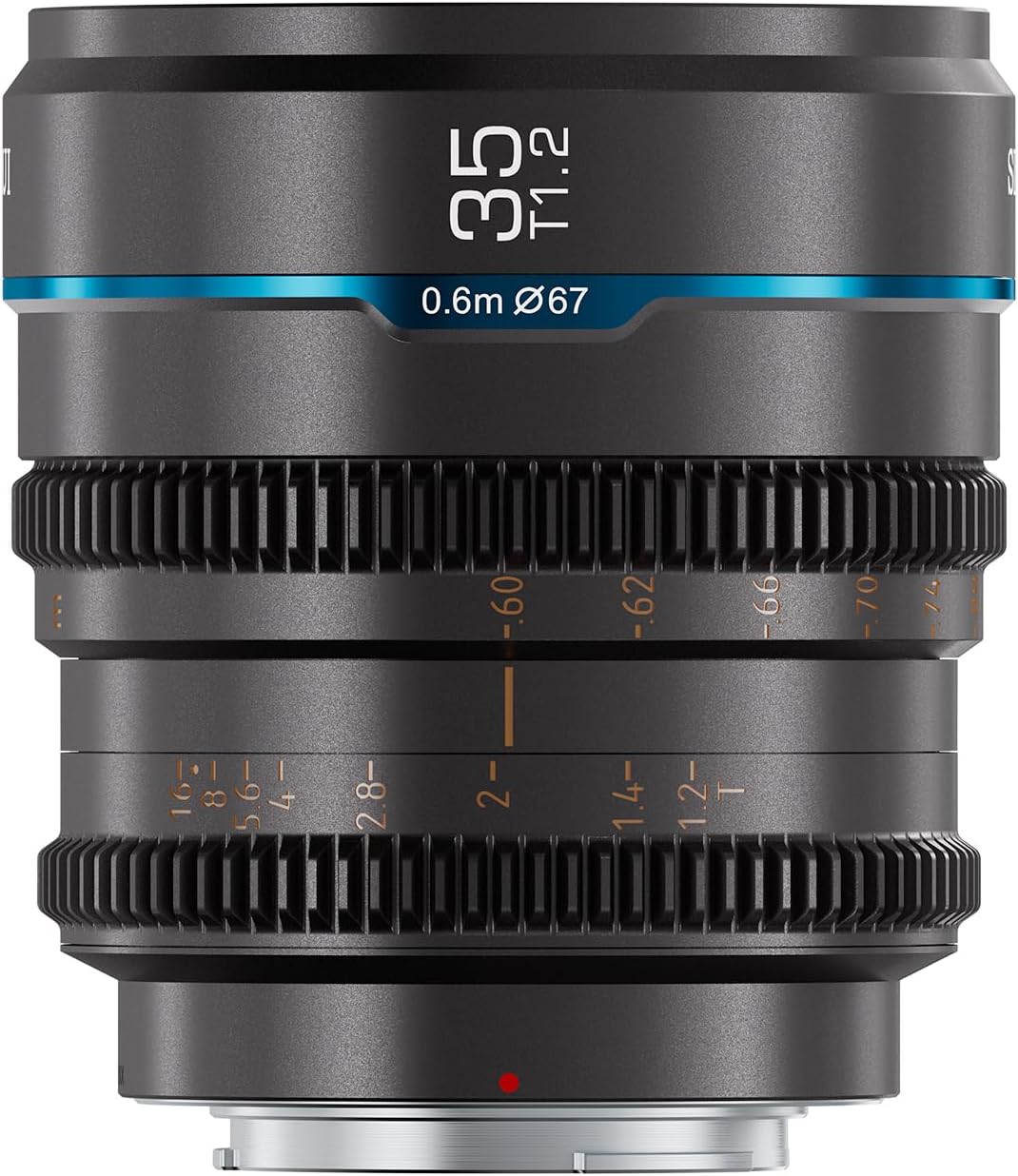 SIRUI Night Walker 35mm S35 Manual Focus Cine Lens, T1.2 Large Aperture Lens