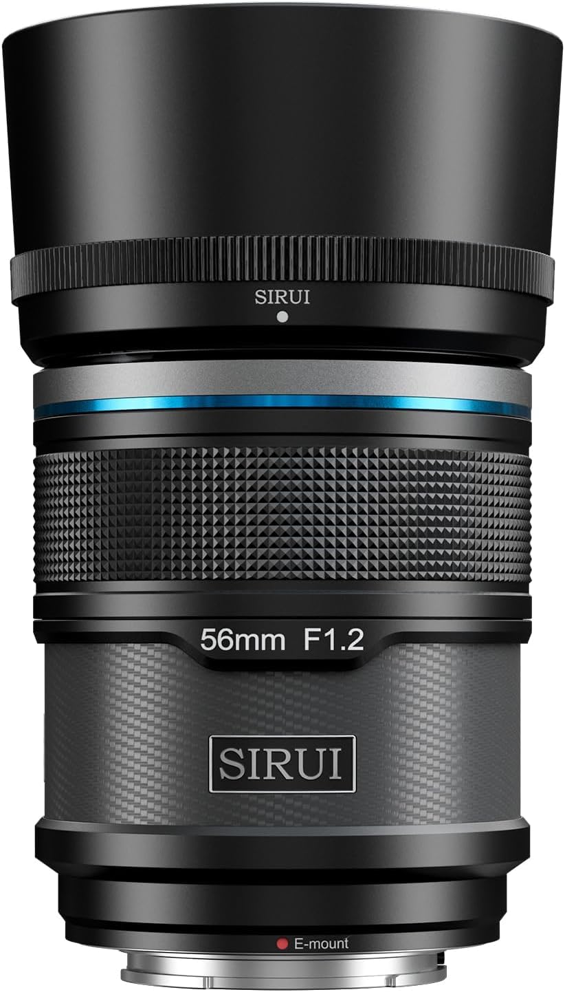 Conjunto de lentes de foco automático APS-C SIRUI Sniper 16 mm, 23 mm, 33 mm, 56 mm e 75 mm, lente grande angular F1.2