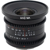 Lente Venus Laowa 6mm T2.1 Zero-D Cine para Micro Quatro Terços