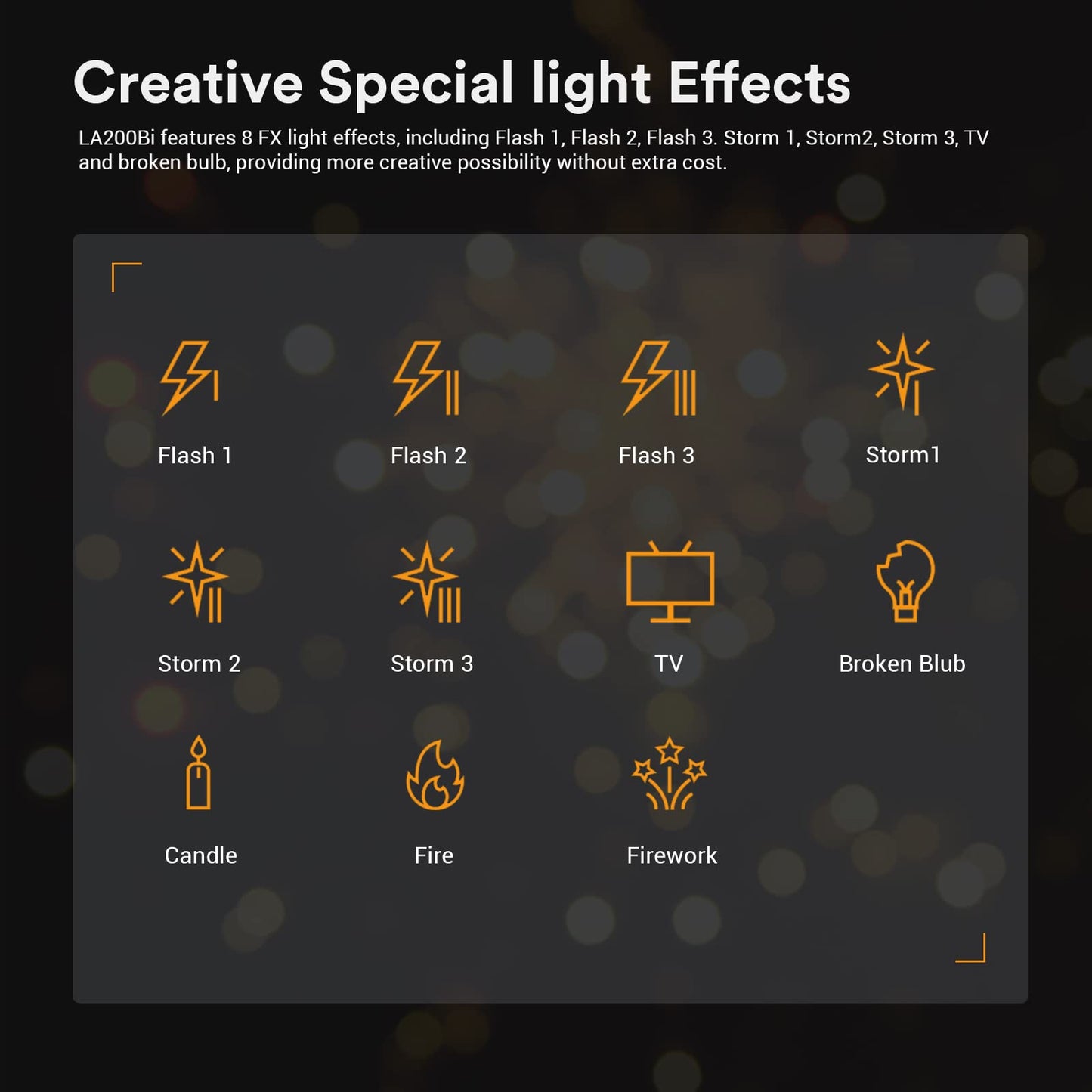 Luz de vídeo LED bicolor Godox LA200Bi