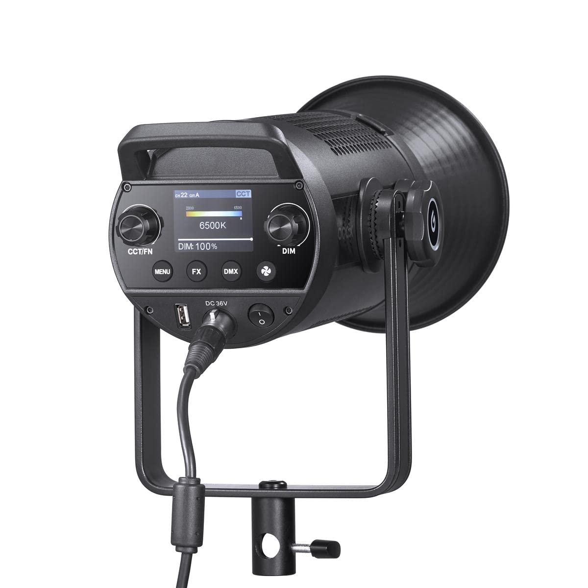 Luz de vídeo LED bicolor com zoom Godox SZ200Bi