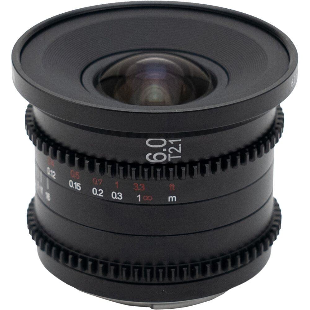 Lente Venus Laowa 6mm T2.1 Zero-D Cine para Micro Quatro Terços