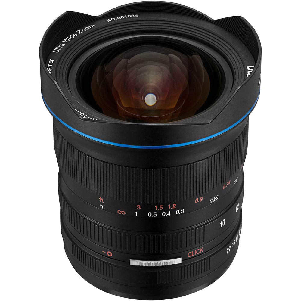 Lente de zoom Venus Optics Laowa 10-18 mm f/4.5-5.6 para montagem Sony FE/Nikon Z/L