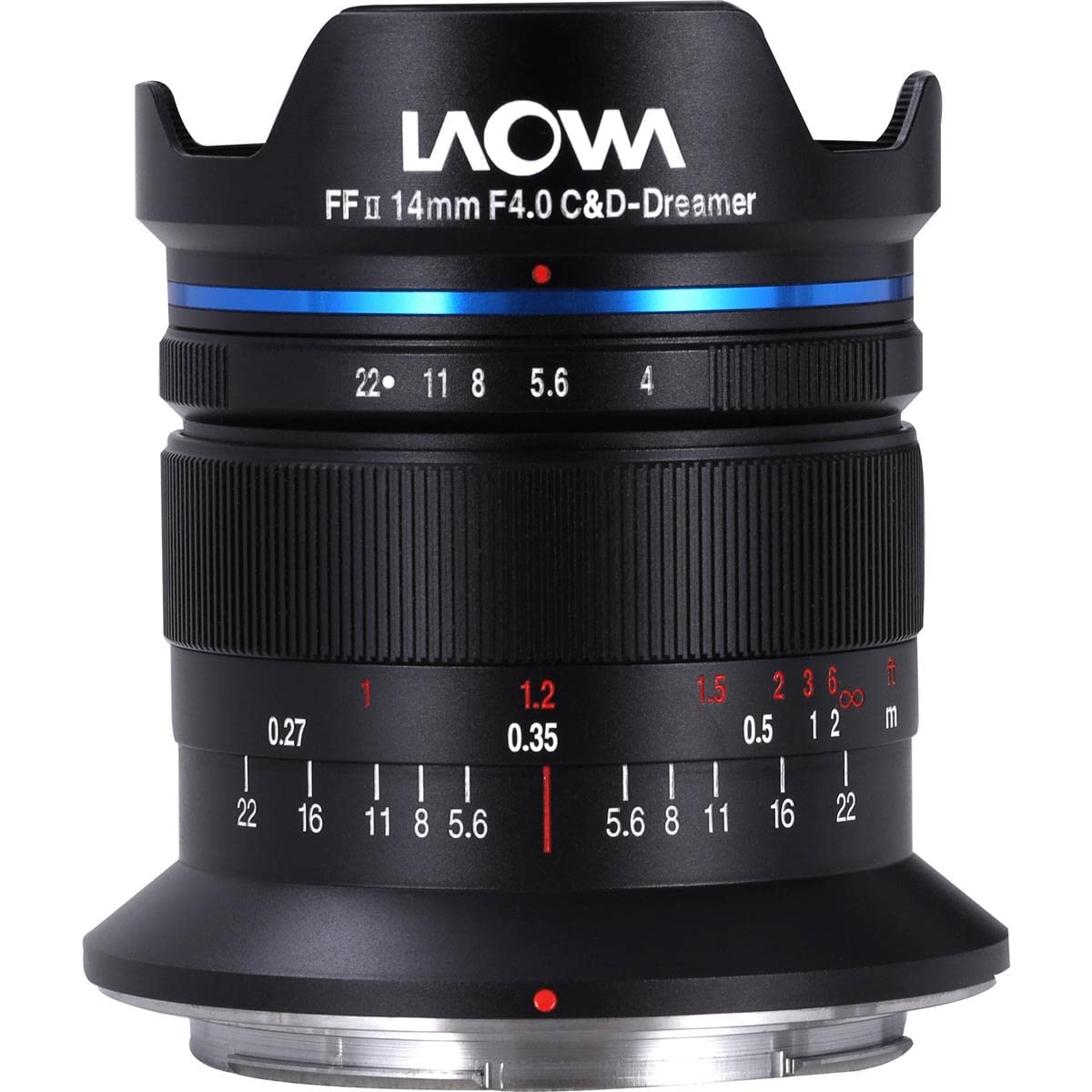 Lente Laowa 14mm f4 FF RL Zero-D grande angular com foco manual e quadro inteiro