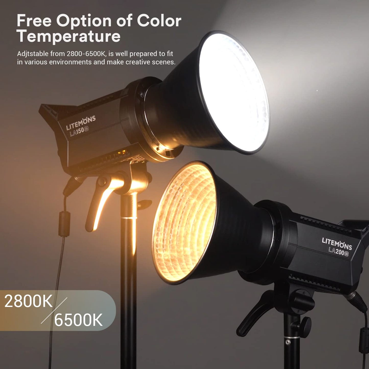 Luz de vídeo LED bicolor Godox LA200Bi