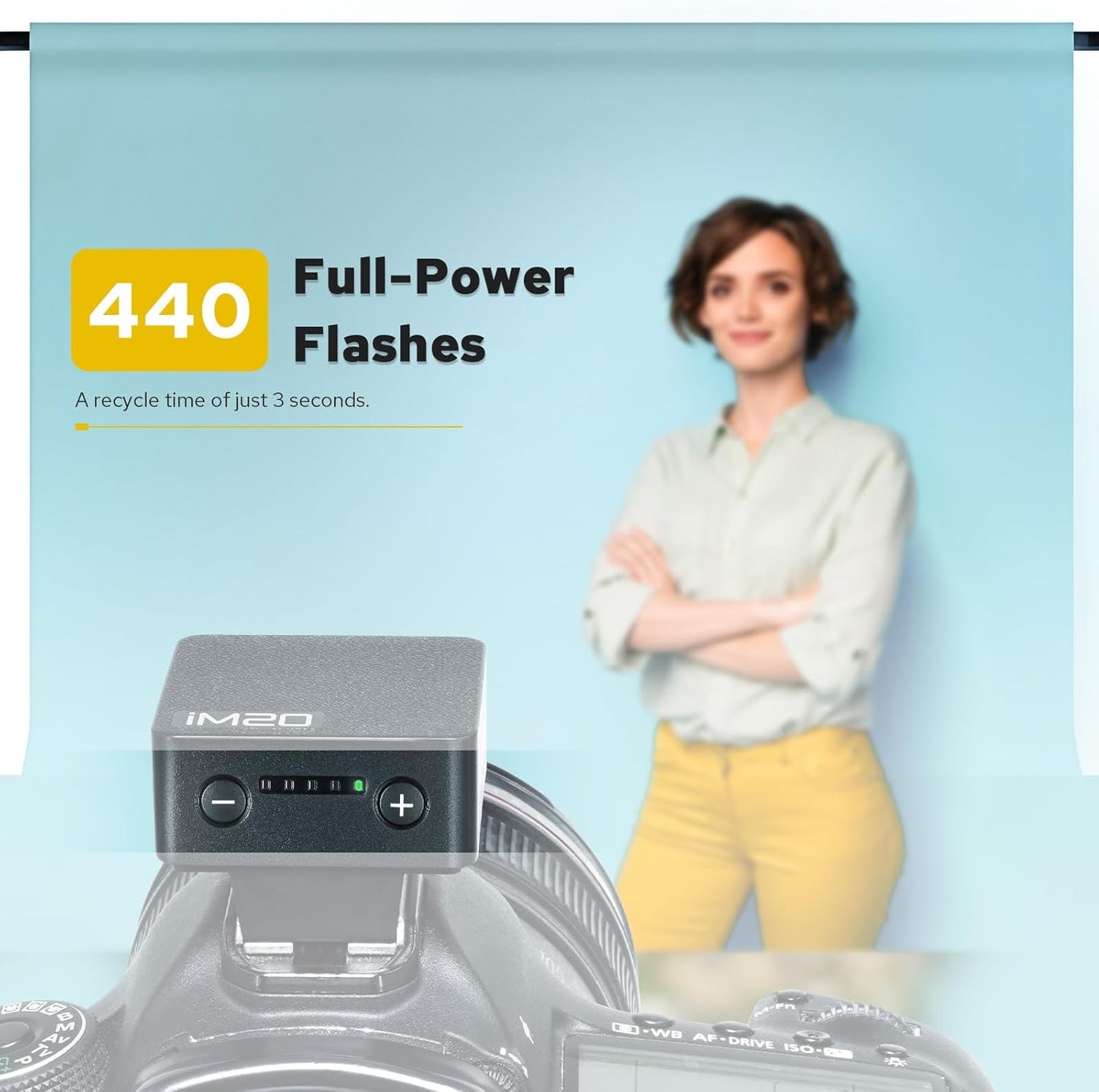 Flash da câmera Godox iM20
