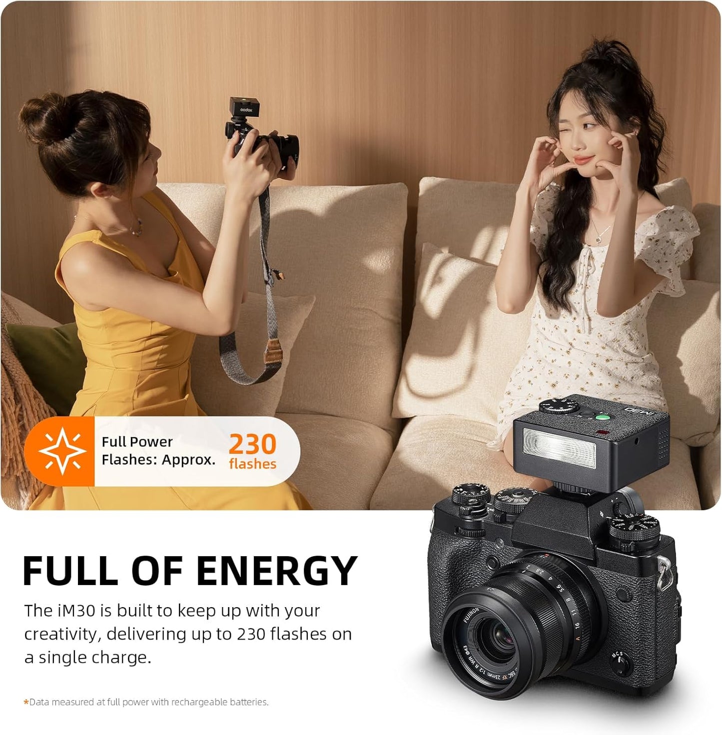 Flash da câmera Godox iM30