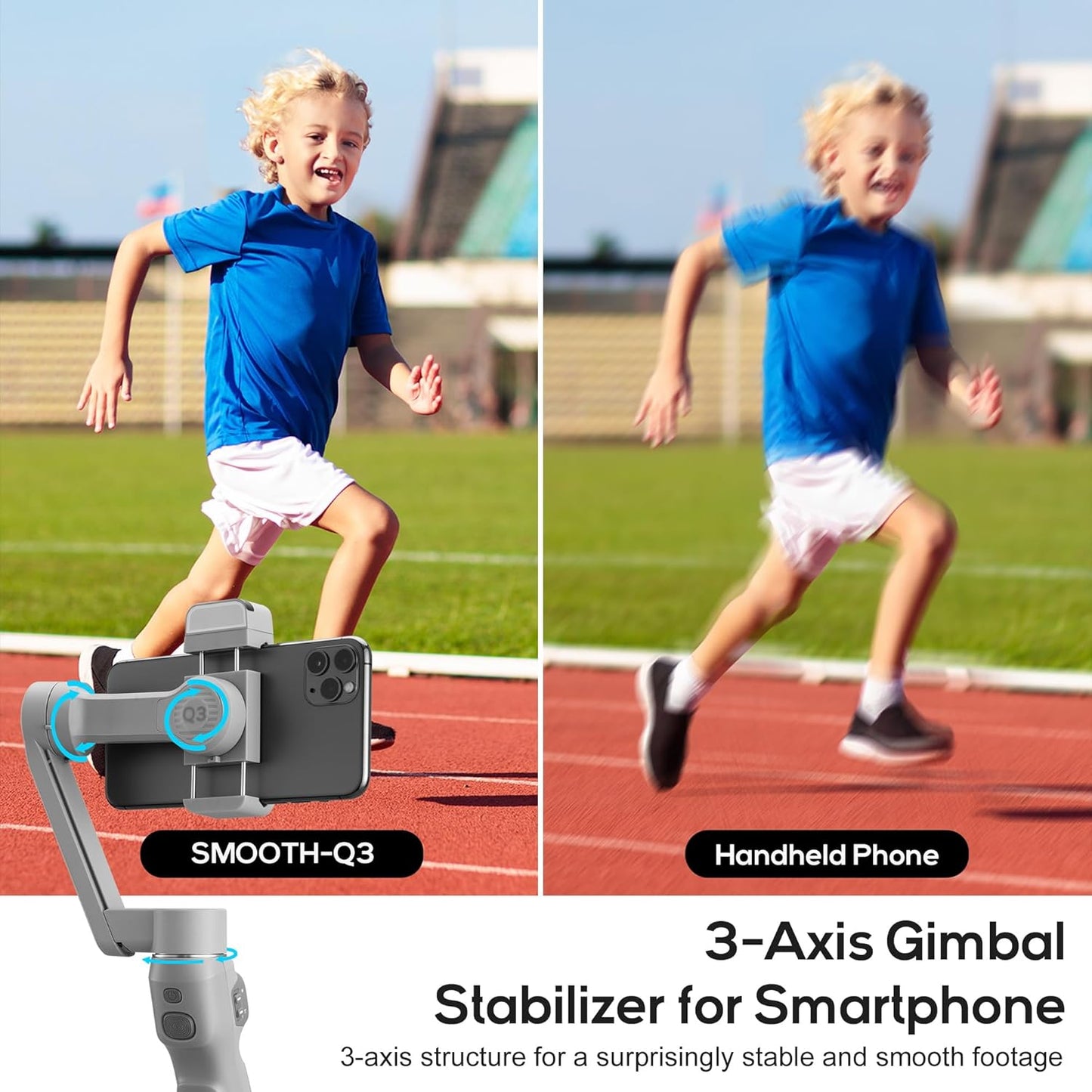 Zhiyun Smooth Q3, estabilizador de cardan de 3 eixos