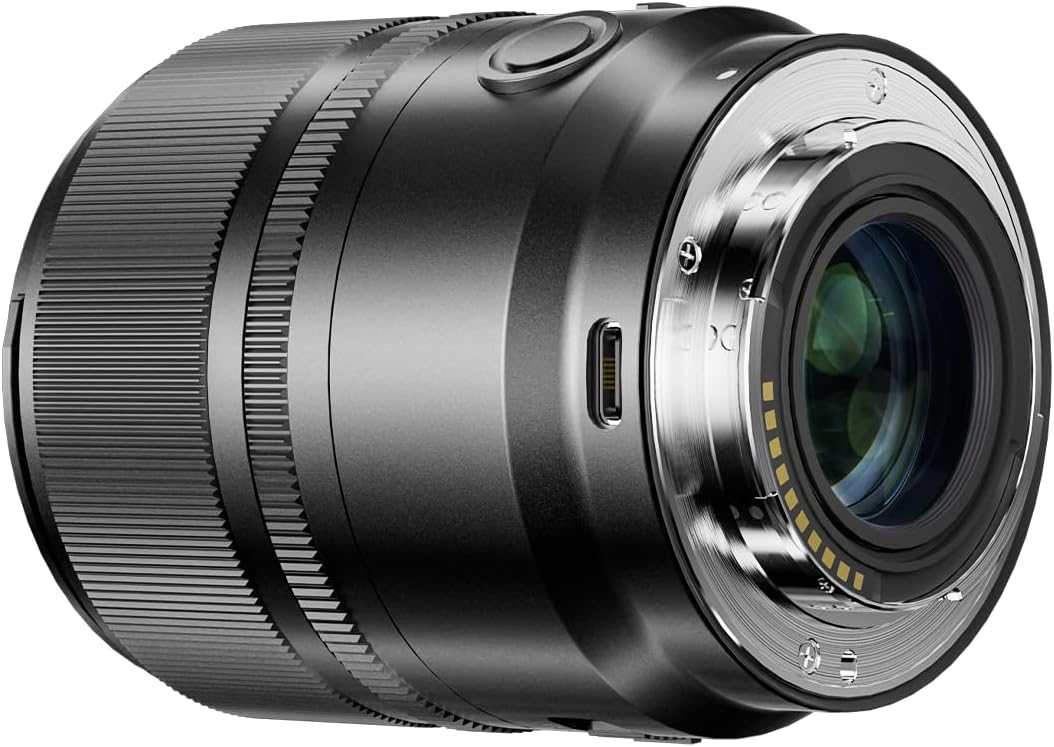 Lente YONGNUO YN23mm F1.4 com controle remoto