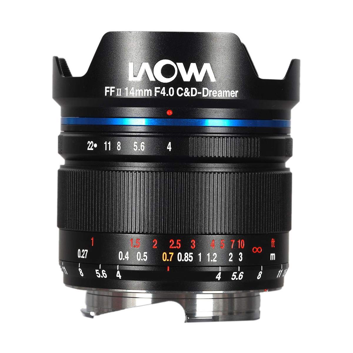 Lente Laowa 14mm f4 FF RL Zero-D grande angular com foco manual e quadro inteiro
