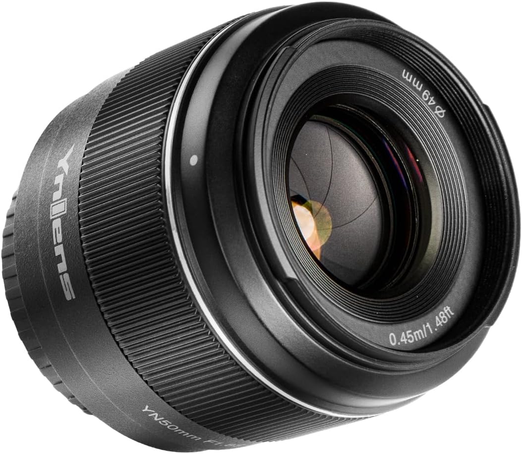 Lente prime padrão YONGNUO YN50MM F1.8S DA DSM II atualizada para Sony E-Mount