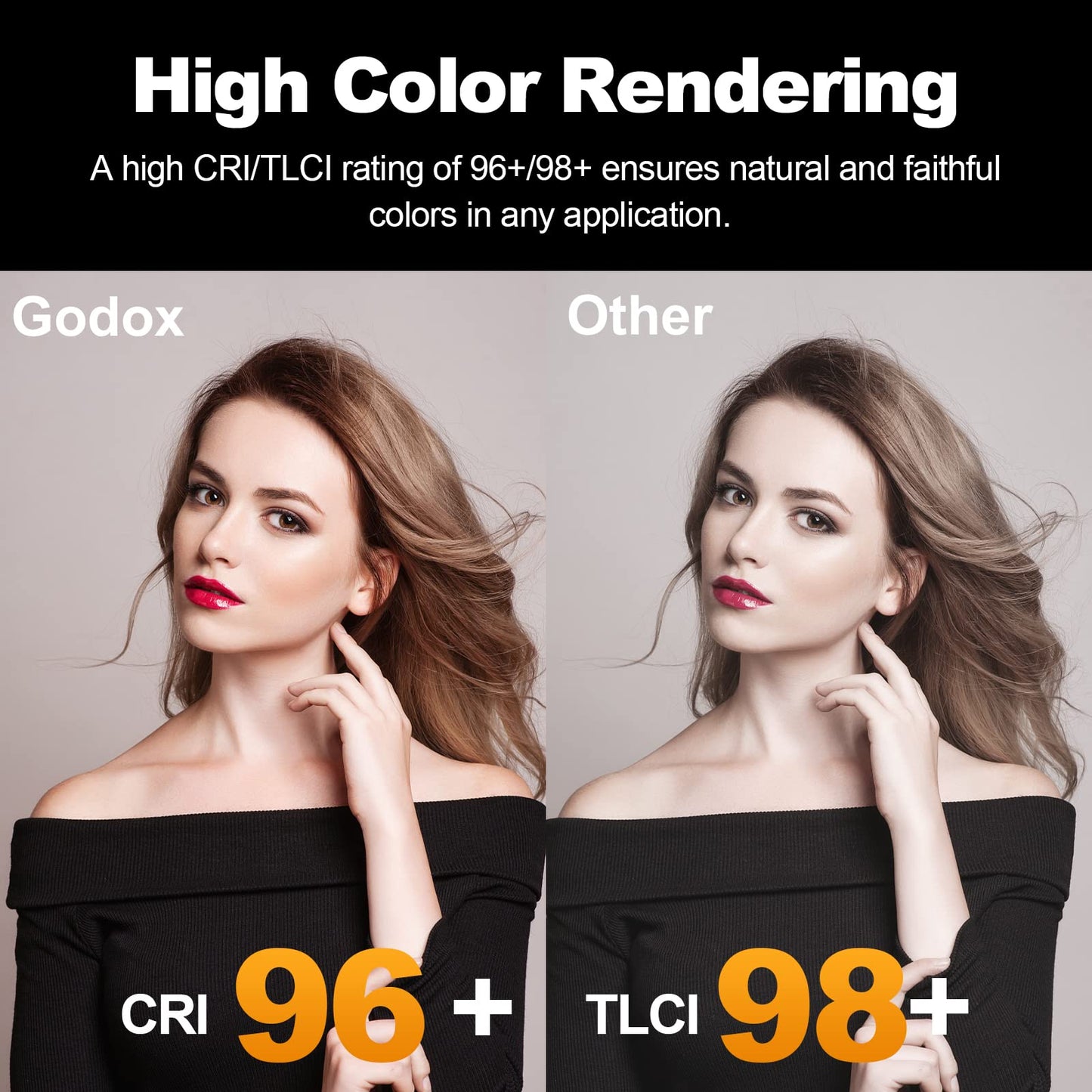 Kit de luz Godox TL60-K2/TL60-K4 Tubo de luz LED RGB colorido de 2700K a 6500K para vídeo