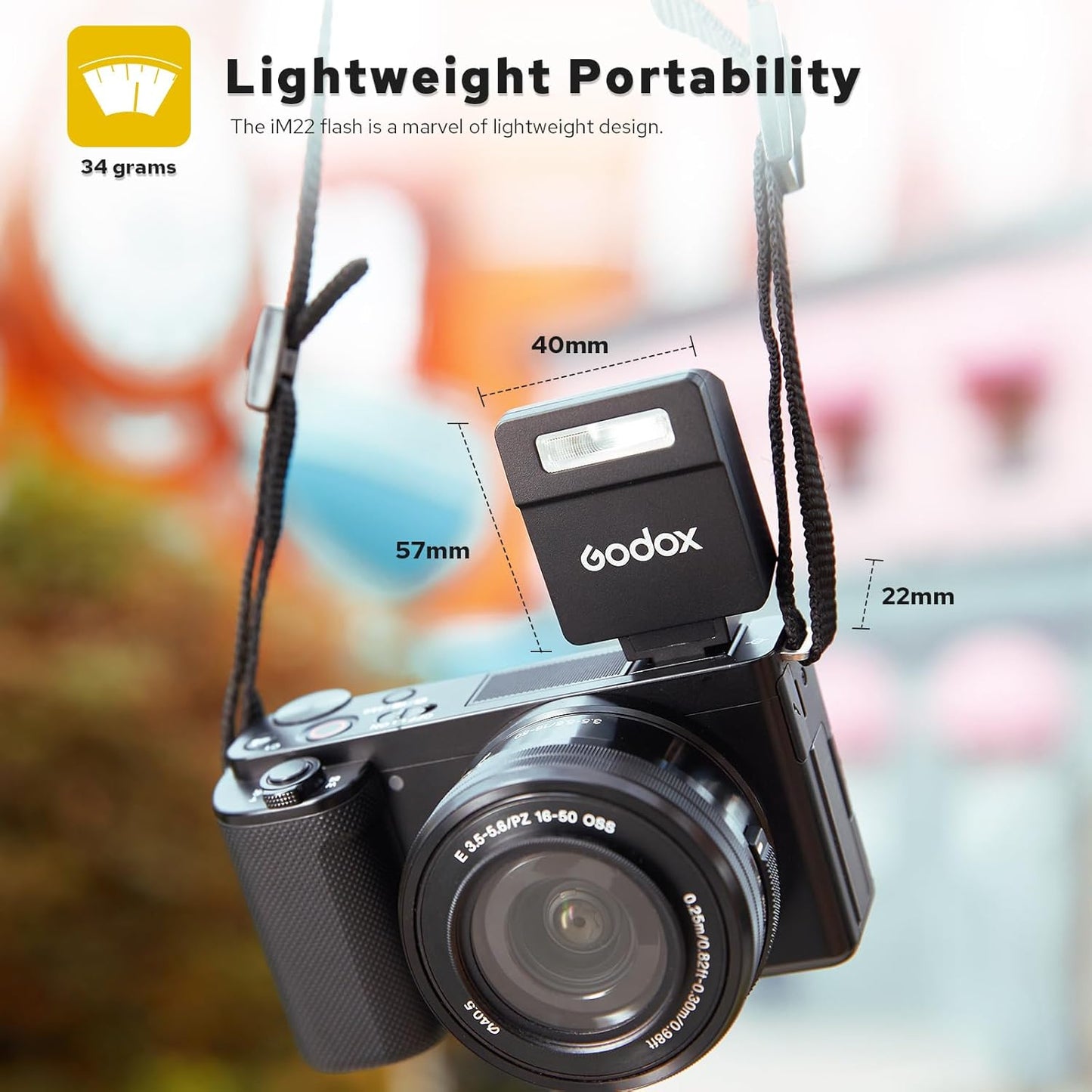 Flash para câmera Godox iM22