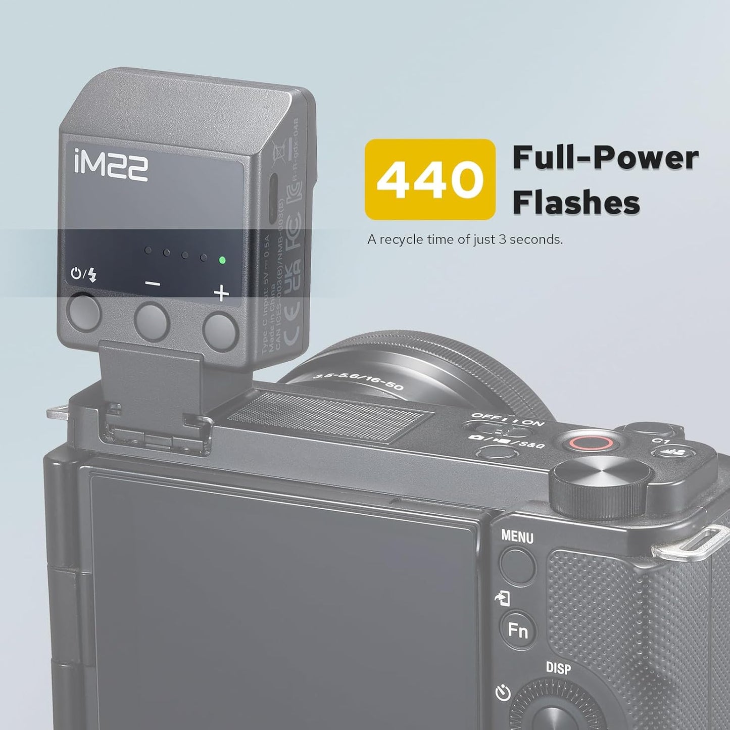 Flash para câmera Godox iM22