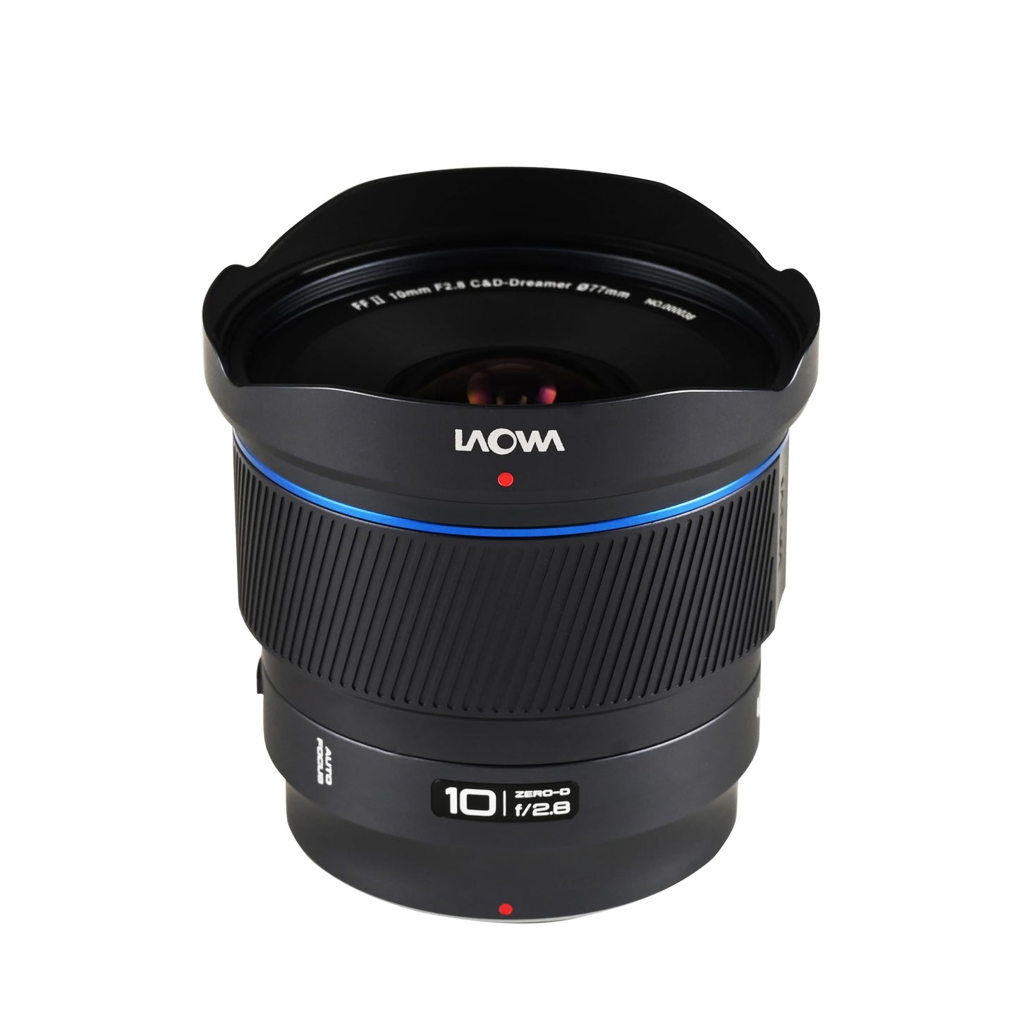Lente LAOWA 10mm f/2.8 com foco automático (5 lâminas)