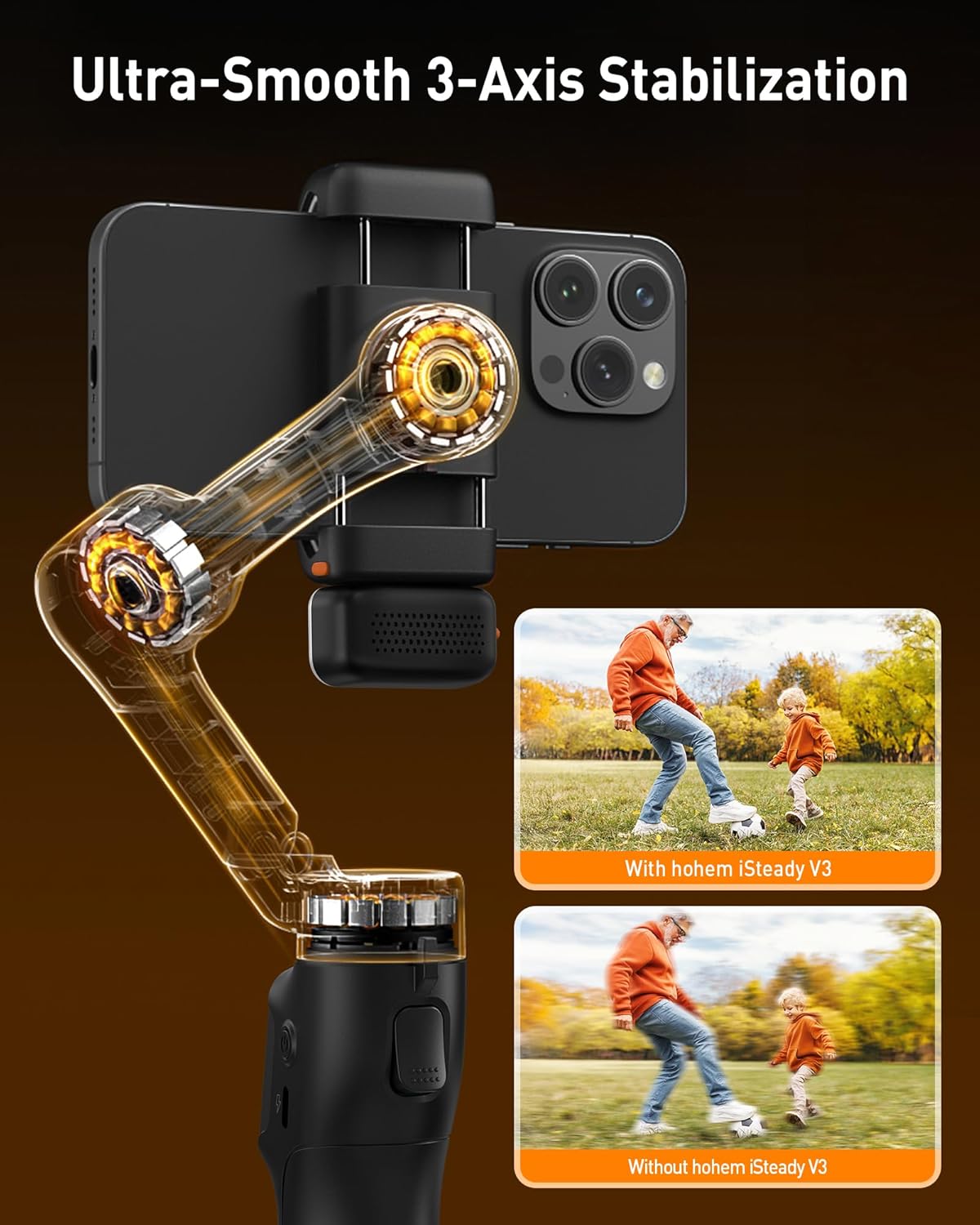 Estabilizador Gimbal Hohem iSteady V3, Preto