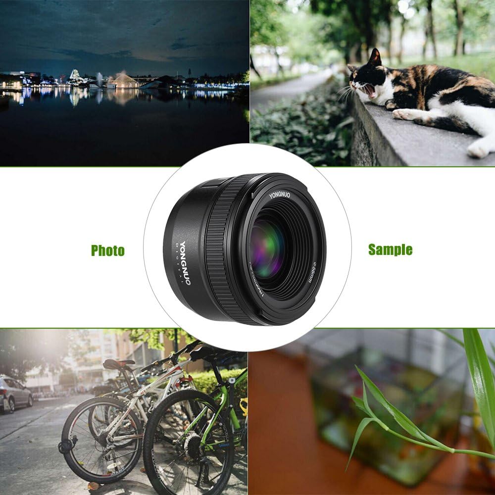 Lente YONGNUO YN35mm F2N para câmeras DSLR Nikon