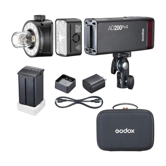 Flash estroboscópico Godox AD200 Pro II